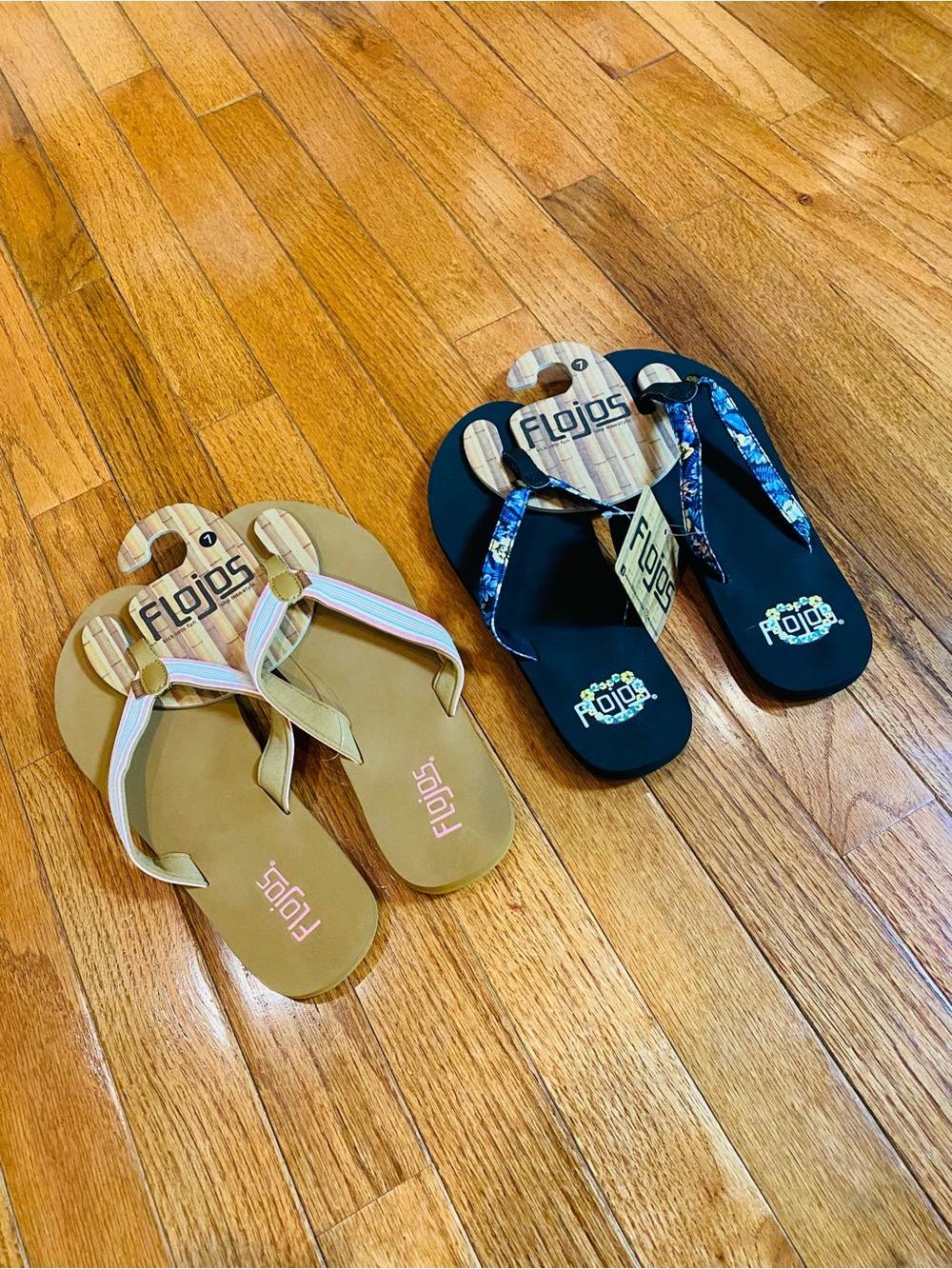 TWO Pairs of Flojos Flip Flops NWT